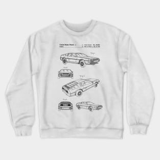 Delorean Patent Crewneck Sweatshirt